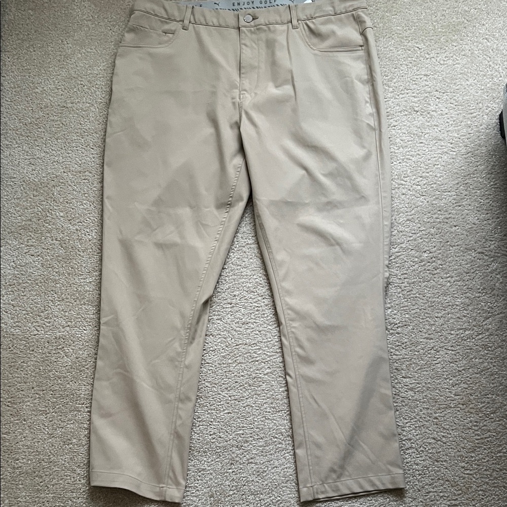 Puma Men's Tan Golf Pants
